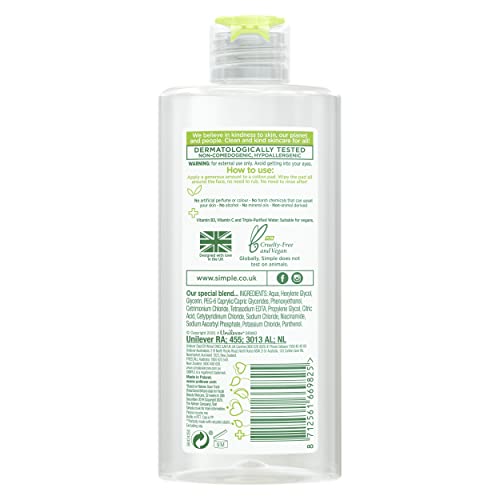 Simple Kind To Skin Micellar Cleansing Water 200Ml #TOP1