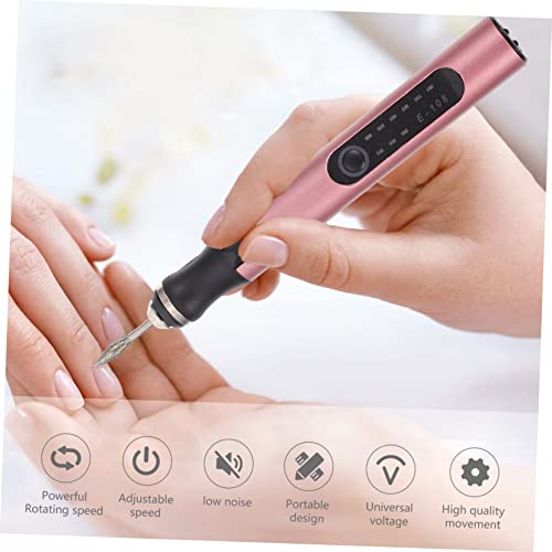 Polisseuse nail art compacte pour meulage et manucure facile à la maison