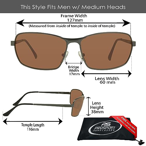 Image of proSPORT Blue Light Blocking Sunglasses - HD Copper Amber Metal Aviator Reduce Eye Strain Better Sleep
