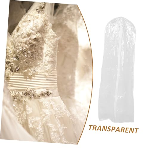 PRETYZOOM Bridal Wedding Dress Garment Bag Cover for Comprehensive Portable and Reusable for Storing Gowns and3