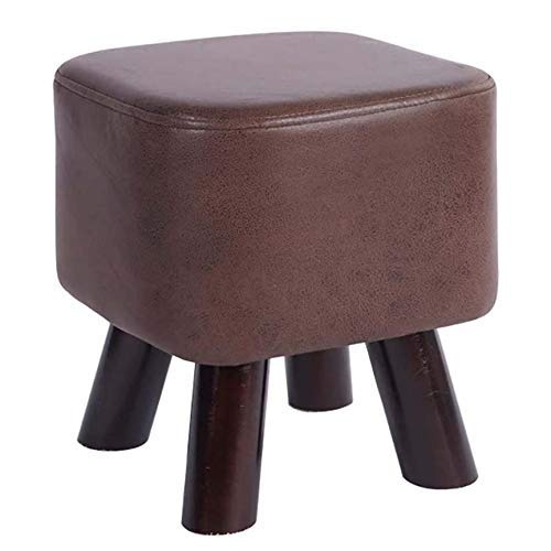 Tabouret de chaussure rembourré et ottoman bas polyvalent de chambre