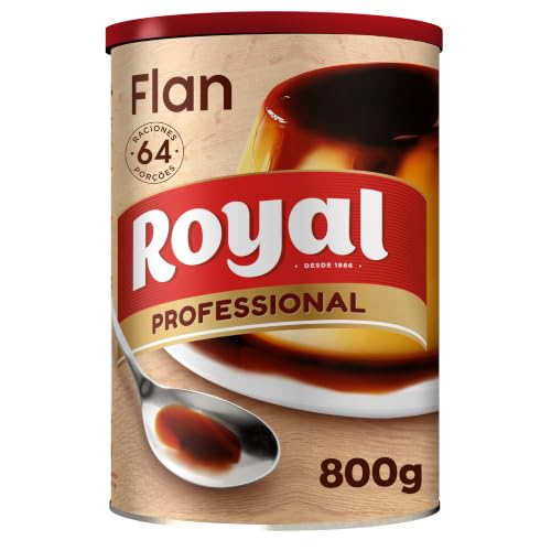 Royal Professional Flan, Preparado en Polvo 64 Raciones, Bote 800 g