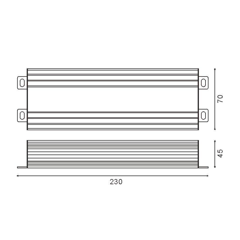VoltShine Fonte 300 W 12 VDC, IP65. Ideale per strisce LED esterne. Offre durata ed efficienza, garantendo una fornitura costante e affidabile per tutti i tuoi impianti di illuminazione a LED.