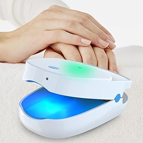 iKeener Nail Fungus Treatment Polish,Portable Cold Laser Therapy Nail Cleaning and Maintenance Device,Rechargeable Finger and Toe Care Supplies,Home Use,Painless,Cure Fungus Onychomycosis Cover