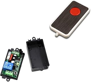 Wireless Remote Control Switch AC 110V 220V Remote Controller 1CH 1 CH 10A Relay Receiver 315Mhz/433Mhz - (Color: 433 Mhz 110V)