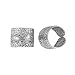 Sterling Silver Large Ear Cuff Earring (one piece), 7/16 inch