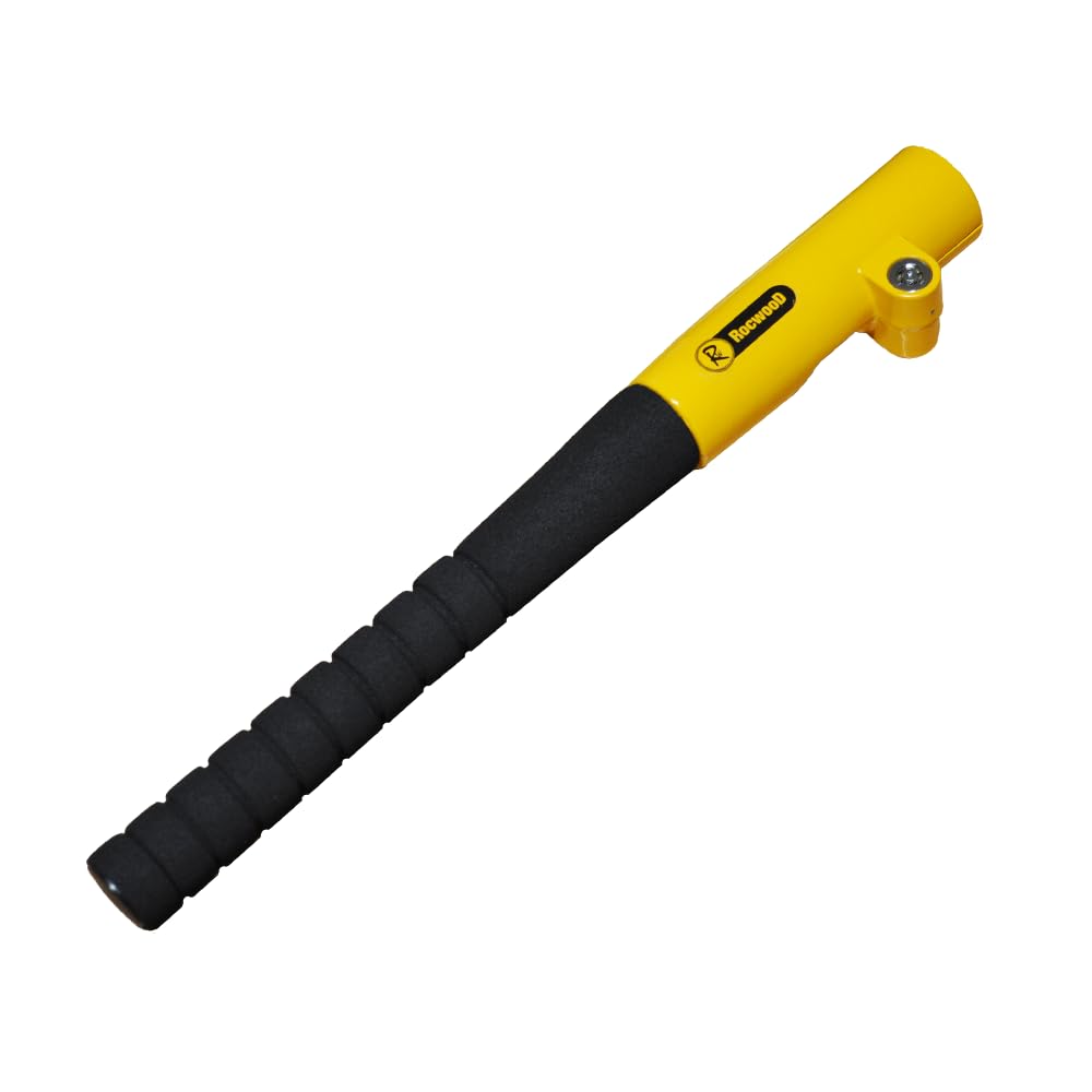 Rocwood Black Steering Wheel Lock Heavy Duty Baseball Bat Anti Theft Car Van Vehicle Security Safe Caravan Motorhome Garage Clamp Trailer Safety Campervan Locker