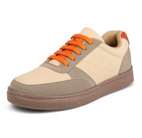 Image of Cruiser Men's Sneakers | Cushioned Insole Comfortable Shoes | Trendy & Stylish Modern Sneakers | Durable TPR Sole Casual Walking Footwear (2681)