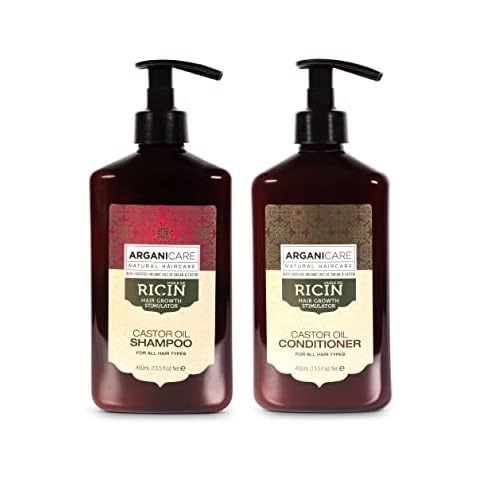 ARGANICARE - Castor Oil Growth Accelerator Duo - Shampoo 400 ml + Conditioner 400 ml Cover