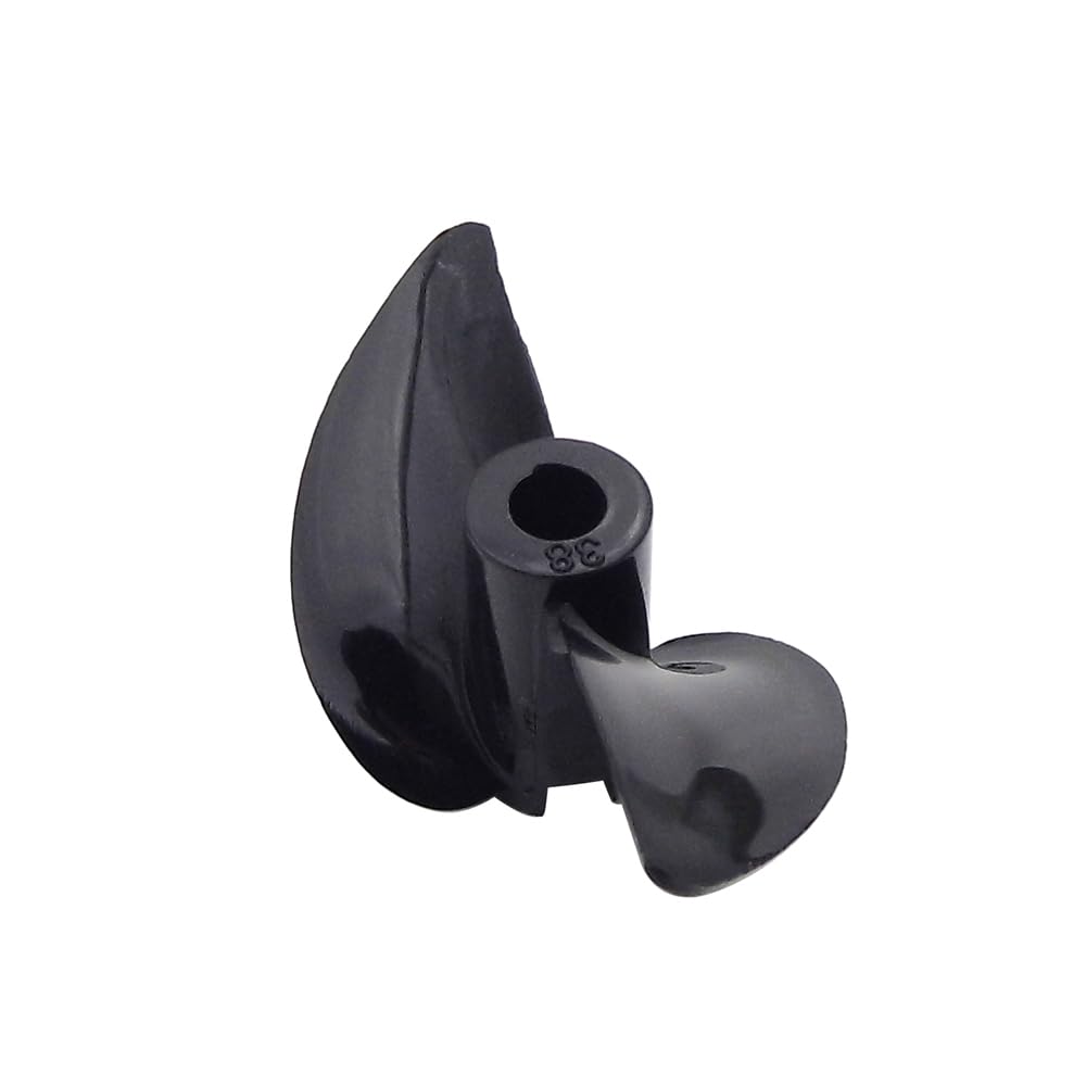 2PCS PC Propeller 2 Blades 34mm 36mm 38mm 40mm 4mm Shaft Surface Prop for RC Boat Speed Boat Mono CAT Boat Model(2PCS 34mm)