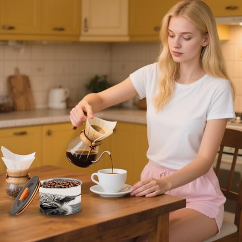Contenedor hermético para café Blueangle de acero inoxidable 500 ml miniatura 7
