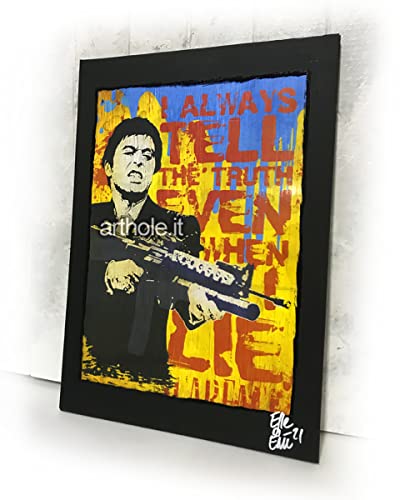 Tony Montana aus dem Film Scarface Cover