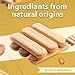 Savioardi, Mont Blanc Lady Fingers for Tiramisu, Old World Champagne Finger Biscuits, All-natural, Classic Italian Sponge Fingers Cookies for Tiramisu Cake, Low Fat, 7 Oz (Pack of 4)