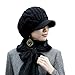 Women Girl Slouchy Knit Beanie Winter Newsboy Snow Hat