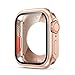 Produktbild Clouism Displayschutzfolie für Apple Watch S10 46 mm, S10 42 mm, 45 mm, 44 mm, 40 mm, 41 mm, harte PC-Schutzhülle vorne und hinten, iWatch 10 9 8 7 SE 6 5 4 Change(Rose gold,S10 46mm)
