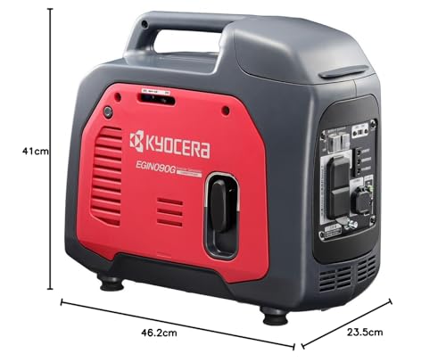 【オンライン限定】京セラ(Kyocera) 旧リョービ カセットボンベ式エンジン発電機 EGIN090G 590100A 【インバーター／900W／AC100V】アウトドア キャンプ レジャー 防災 備蓄 軽量 USB出力 50Hz/60Hz切替 簡単起動 グリーン購入法適合 省エネモード付 負荷に応じてエンジン回転数制御 11枚目