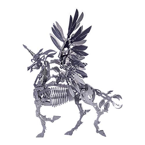 Rompecabezas de metal de unicornio: reduce el estrés con este juguete mecánico educativo 3