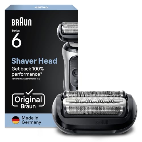 Braun Elektrorasierer Scherkopf Series 6, 64B, Schwarz – Ansicht 1