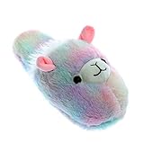 Zoom IMG-1 pantofole unicorno animali di peluche Zoom IMG-1 pantofole unicorno animali di peluche