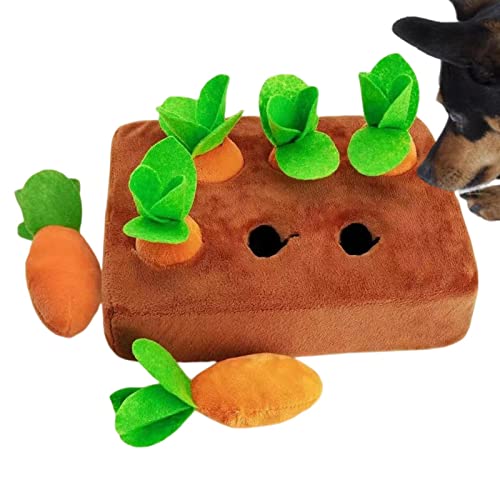Ziurmut Pet Snuffle Karotte Toy, Karotte Farm Dog Puzzle, Karotte Snuffle Dog Toy, Karotte Dog Anreicherungsspielzeug für Hunde Aggressive Chewers
