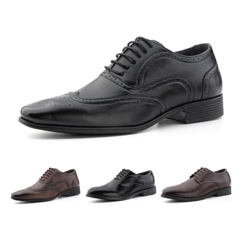 Hitmars Derby Oxford Cuir Noir Cover