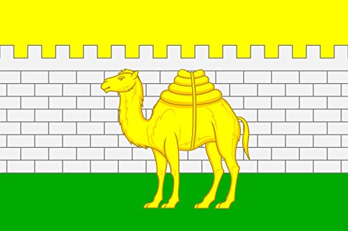 Drapeau Chelyabinsk grand format aux finitions soignees et couleurs vives - 2