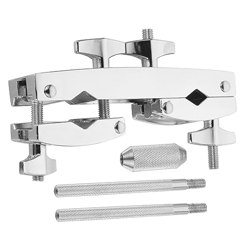 FUNOMOCYA Cowbell Fixing Clamp Cowbell Mounting Bracket Mount Clamp for Drum Sets Drum Music Instrument Accessory