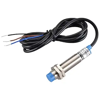 Heschen M12 Inductive Proximity Sensor Switch Non-shield Type LJ12A3-4-Z/AX Detector 4mm 10-30VDC 200mA NPN Normally Closed(NC) 3 Wire