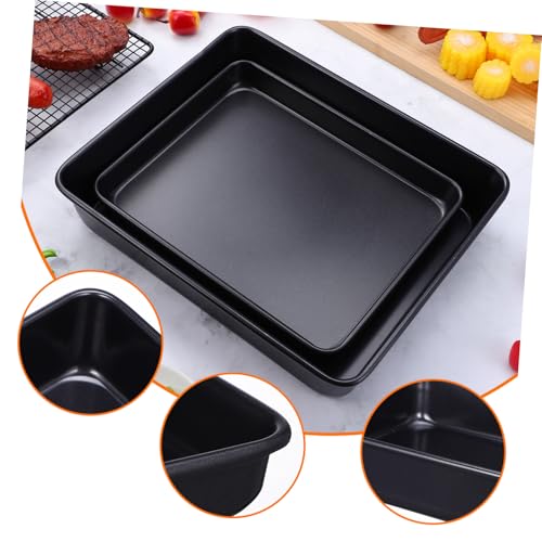 Plaques de cuisson inox lot de 2 pour gâteaux et biscuits - 5
