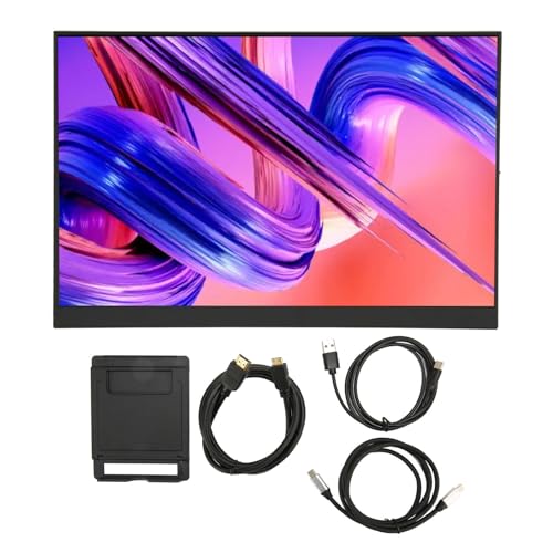 Image of Sanpyl 16 Inch Portable Monitor, 2.5K 2560x1600 16:10 144HZ Dual Speakers Second External Monitor for Laptop, Monitor with Type C 3.5mm Mini, Volume Adjustment & Menu Settings