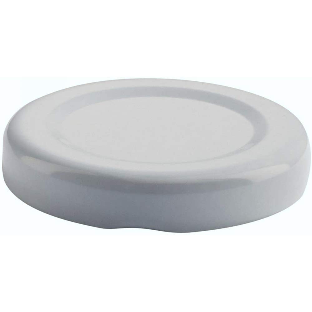 mikken 12 bottiglie di vetro da 500 ml, con tappo a vite, colore bianco, imbuto incluso