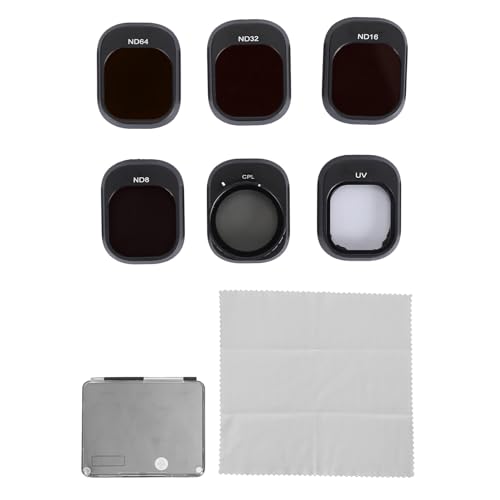 Kit filtre drone Mini 4 Pro 6 pièces avec filtres UV CPL ND pour caméra