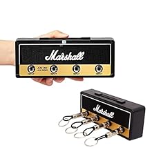 【Perfect expression】: This guitar key holder for wall is not only great, but also shows your love for music. Comes with 4-guitar keyrings so you can easily store your keys. 【Fabulous Purchase】: This key hooks wall mounted, high quality classic speake...