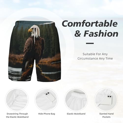Short de bain séchage rapide Flying Eagle homme été surf plage
