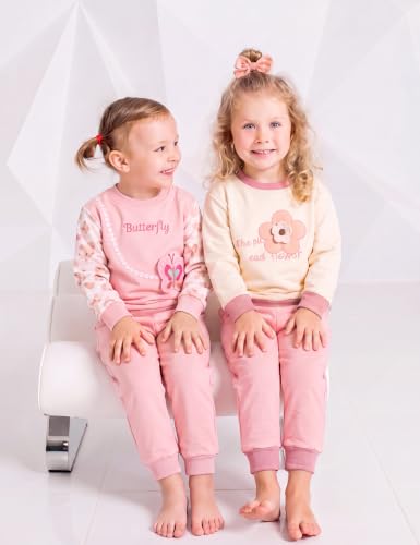 Image of Gnainach Baby Girls Clothes 2 Piece Sweatshirt Toddler Fall Winter Outfit | Long sleeve sweatshirt,Soft,cozy fabric for everyday fall and winter outfits
