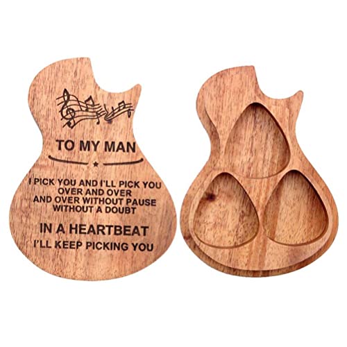 Kit de boîte de médiator de guitare 5 pièces, contenant de médiator gravé avec lettres en bois avec 3 médiators de… - Les Beatles, Paul McCartney, John Lennon, RIngo Starr, George Harrison Kit de boîte de médiator de guitare 5 pièces, contenant de médiator gravé avec lettres en bois avec 3 médiators de… – Image 5