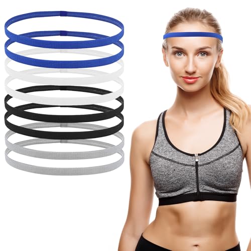 8 Pièces Bandeaux de Sport Enfant, Bandes de Sport...