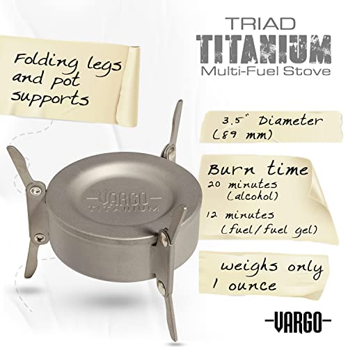 Vargo Triad Multi-Fuel Stove