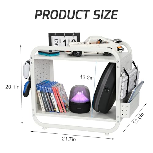 image for PLKOW Compact Video Game Storage Organizer, Xbox Stand Organizer for C