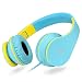 Sound Intone I65 Headphones with Microphone,Stereo Headset with In-line Volume Control for Kids / Girls / Men and Woman, Compatible with iPhone, iPod, iPad, MP3,Mp4, Samsung, HTC, Laptops (Blue)