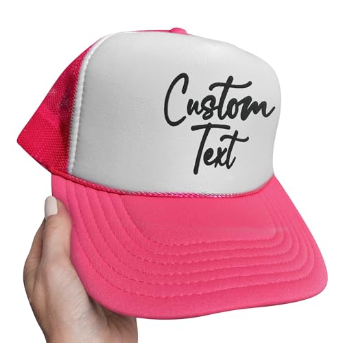 Gorra Trucker Personalizada con Texto Puff Print miniatura 1