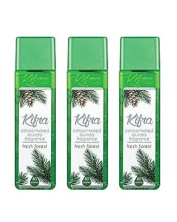 FRESH FOREST Concentrated Laundry Perfume – Pack of 3 (200ml Each) | Long Lasting Fabric Fragrance Booster for Washing Machine & Hand Wash | Up to 80 Washes per Bottle