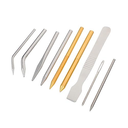 BELLIFFY Braiding Tool Kit 5 in 1 Weaving Needle Set Safe Material for Boys and Girls Adults for Creative DIY Bracelet Making