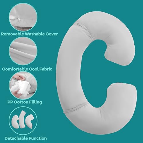 Mabozoo C-Shaped Pregnancy Pillow, Full Body Pillow For Maternity Support thumb #4
