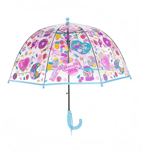 Generic CLEAR BUBBLE UMBRELLA Perfect For Walking Safety- Child Safe cover