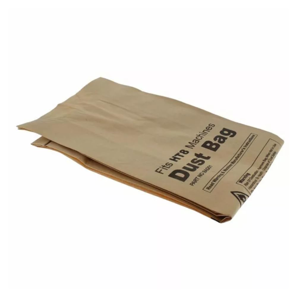 Floor Sander Sanding Paper Dust Collection Bags Edge Edging Edger to fit Hiretech HT7 & HT8, Clarke Super 7R (50x Bags to fit HT8)