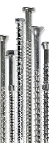 Clavos comunes Simpson Strong Tie S2ACN1 2D con cuerpo anular, acero inoxidable 304, 1 pulgada, calibre 15, paquete de 1 libra miniatura 7