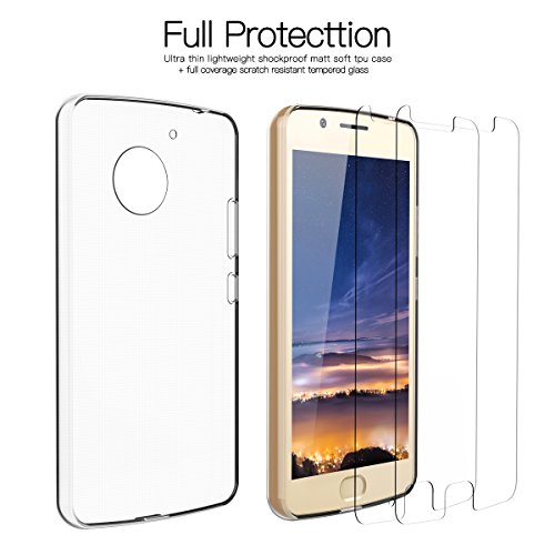 Dexnor Custodia Moto G5 Silicone Trasparente TPU