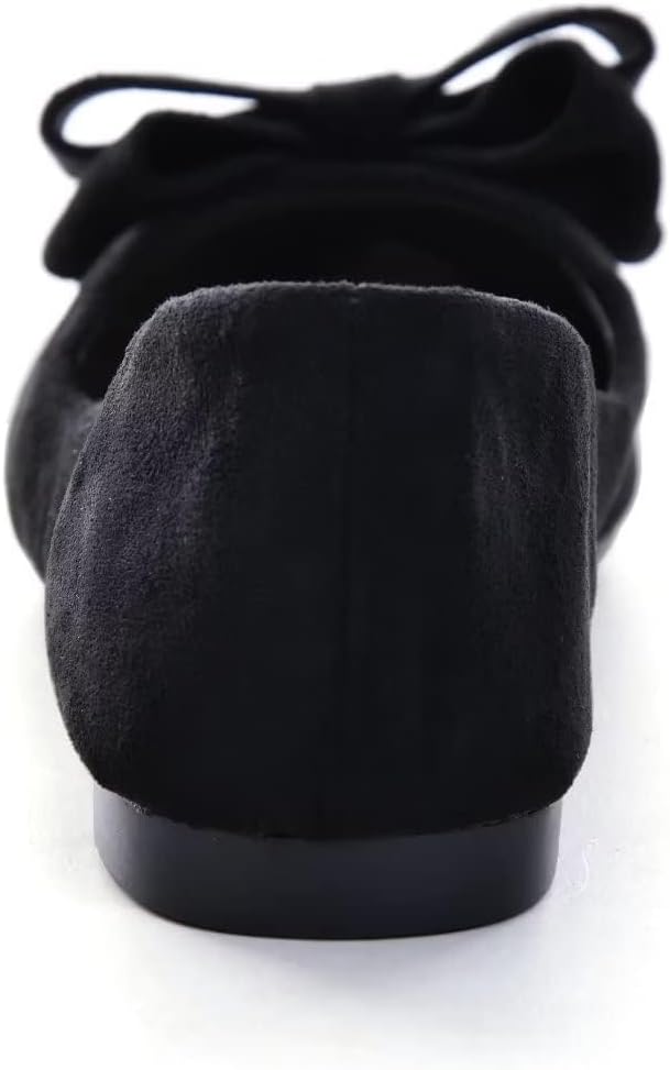 TN TANGNEST Women Fashion Bowknot Flats Comfort Pointed Toe Dress Shoes - Image 7