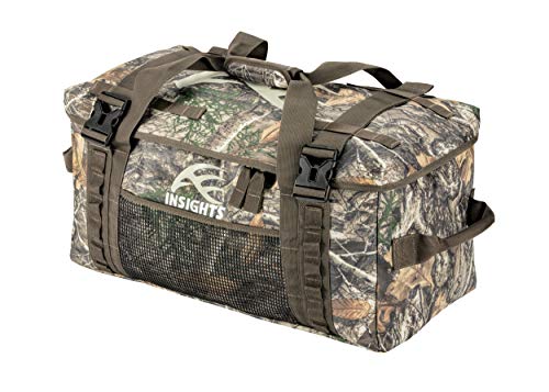Insights Hunting The Traveler XL Ultimate Outdoor Camping/Hunting Gear Duffel Carry Bag, Realtree Edge Camouflage